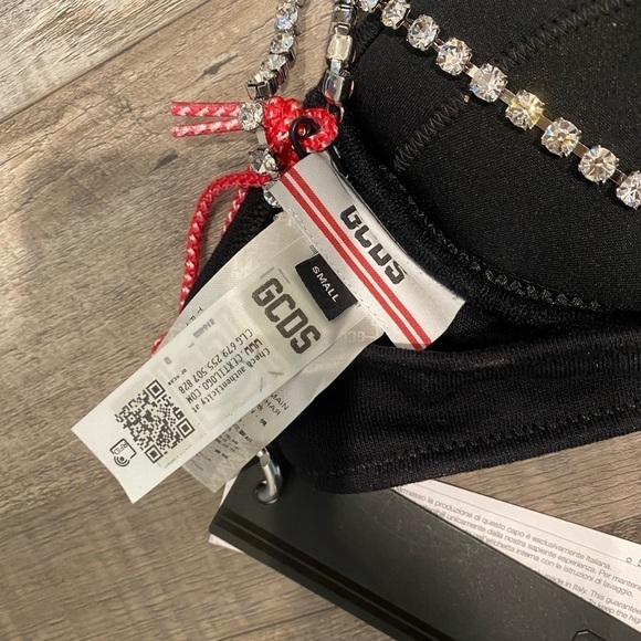 GCDS-BLING JERSEY BRA NWT - Picture 6 of 12